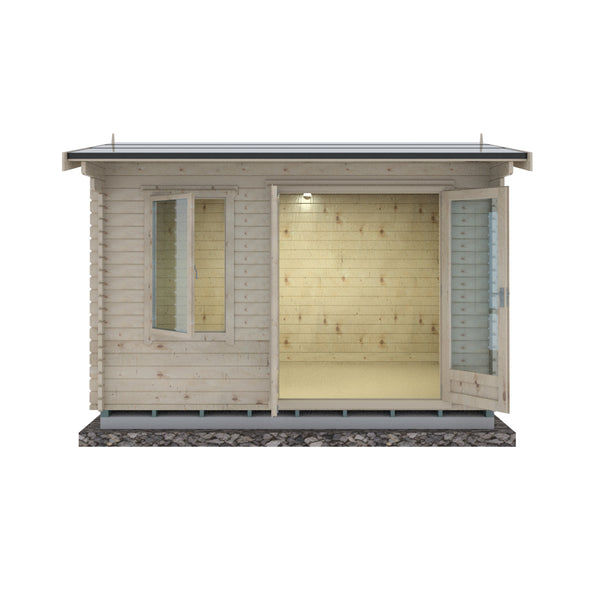 Shire Marlborough 10Gx12 Log Cabin 28mm interlock cladding - Best Shed