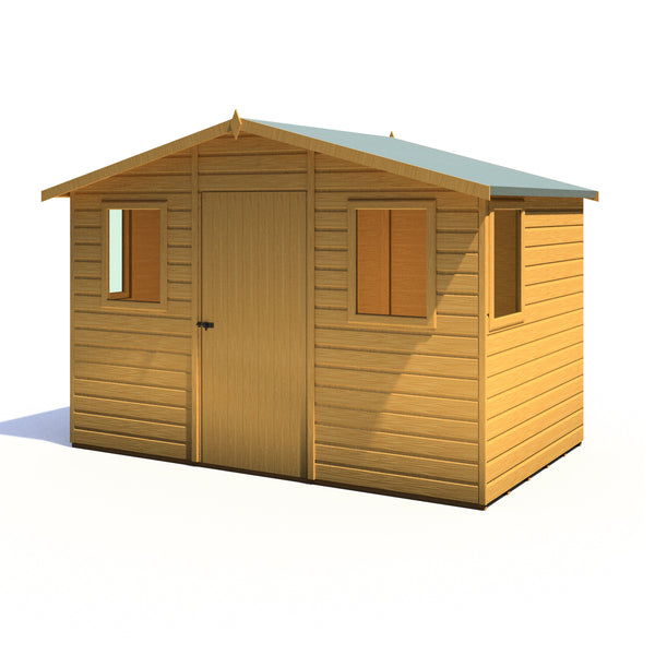 Orkney 10x6 Garden Shed 12mm Shiplap T&G