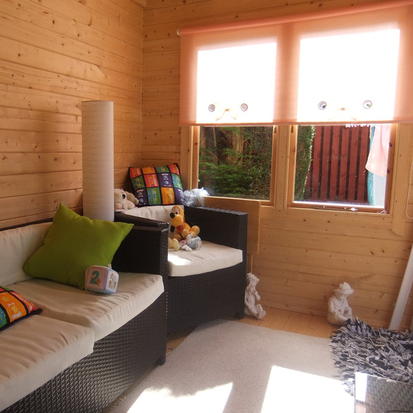 Shire 10x10 Belgravia Log Cabin 19mm Cladding - Best Shed