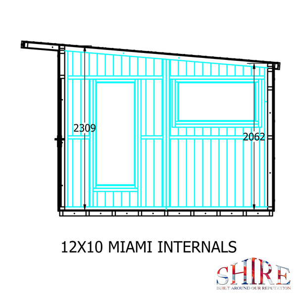 Miami 12x10 Premium Summerhouse