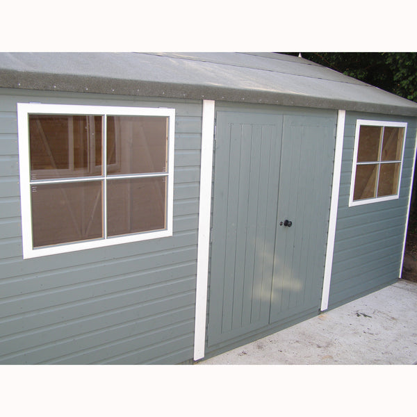 Mammoth 12x18 Double Door 12mm Shiplap Garden Shed