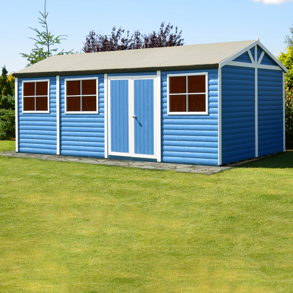 Mammoth 12x24 Double Door 12mm Shiplap Garden Shed