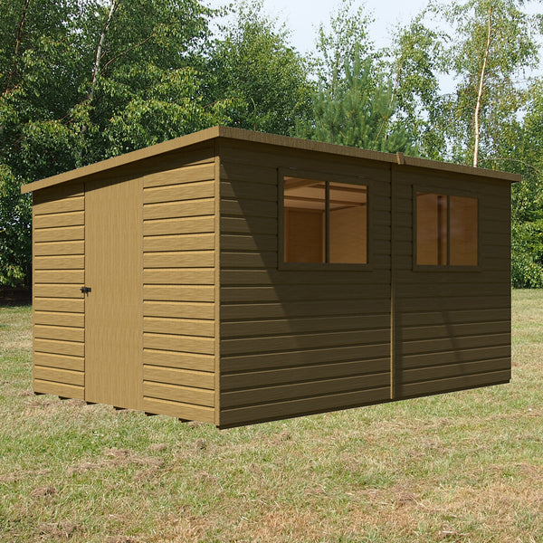 Caldey Single door 12x8 style A 12mm Shiplap Garden Shed
