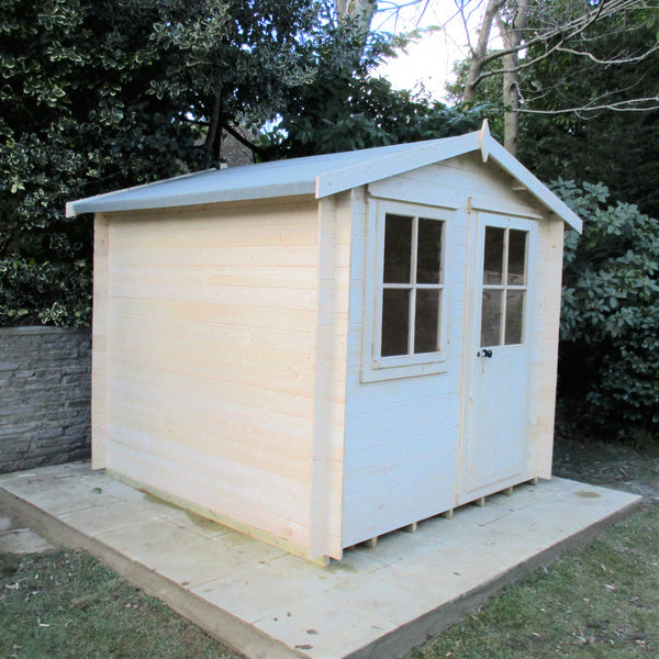 Shire Avesbury 10x10 Log Cabin 19mm interlock  Cladding - Best Shed