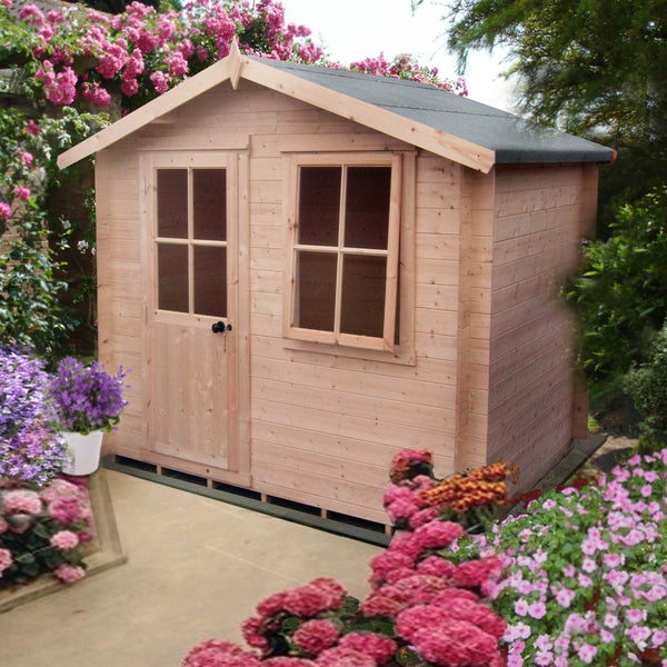 Shire Avesbury 10x10 Log Cabin 19mm interlock  Cladding - Best Shed