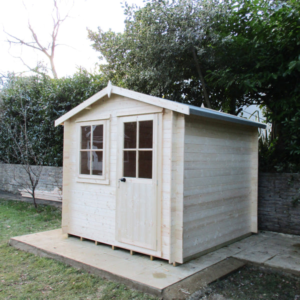 Shire Avesbury 10x10 Log Cabin 19mm interlock  Cladding - Best Shed