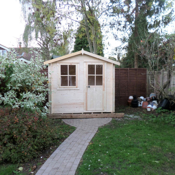 Shire Avesbury 10x10 Log Cabin 19mm interlock  Cladding - Best Shed