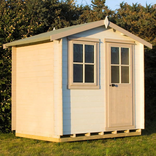 Shire Avesbury 10x10 Log Cabin 19mm interlock  Cladding - Best Shed