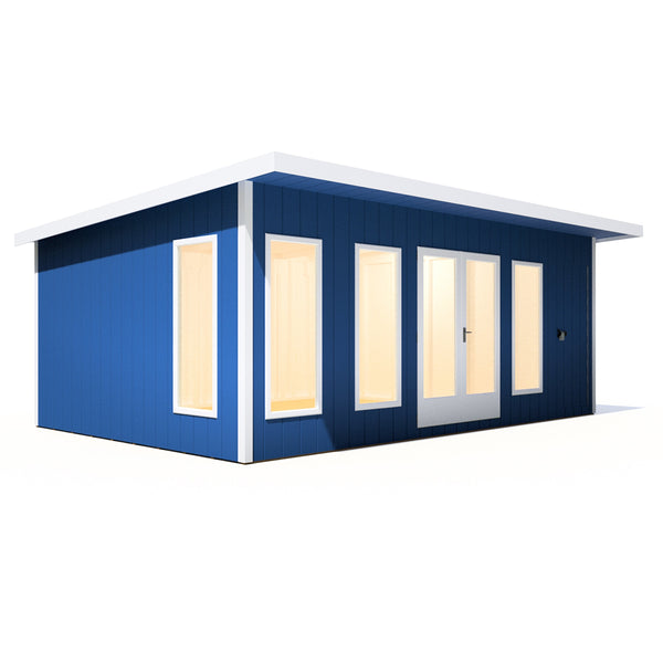 20x12 insulated Garden Studio Office and Store Pent Roof - Best Shed