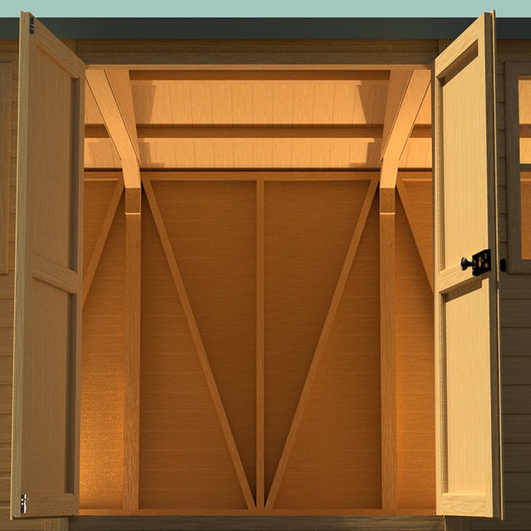 Mammoth 10x15 Double Door 12mm Shiplap Garden Shed