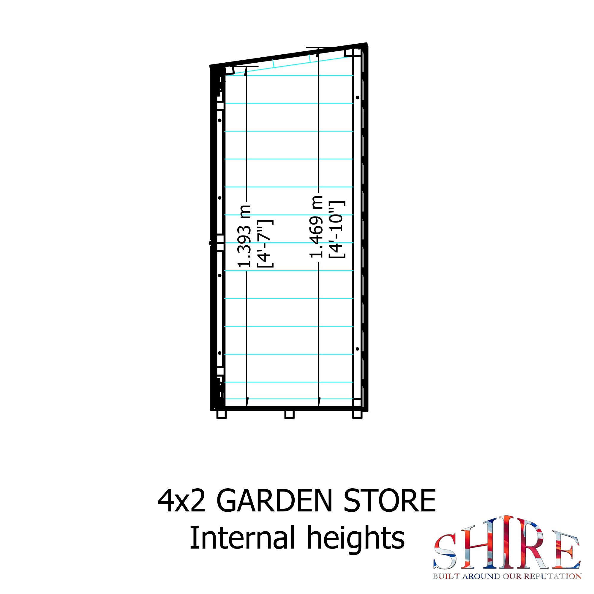Shire Garden Store Shiplap 4x2 - Best Shed