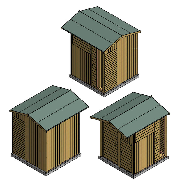 6x6 Multi Storage Shed
