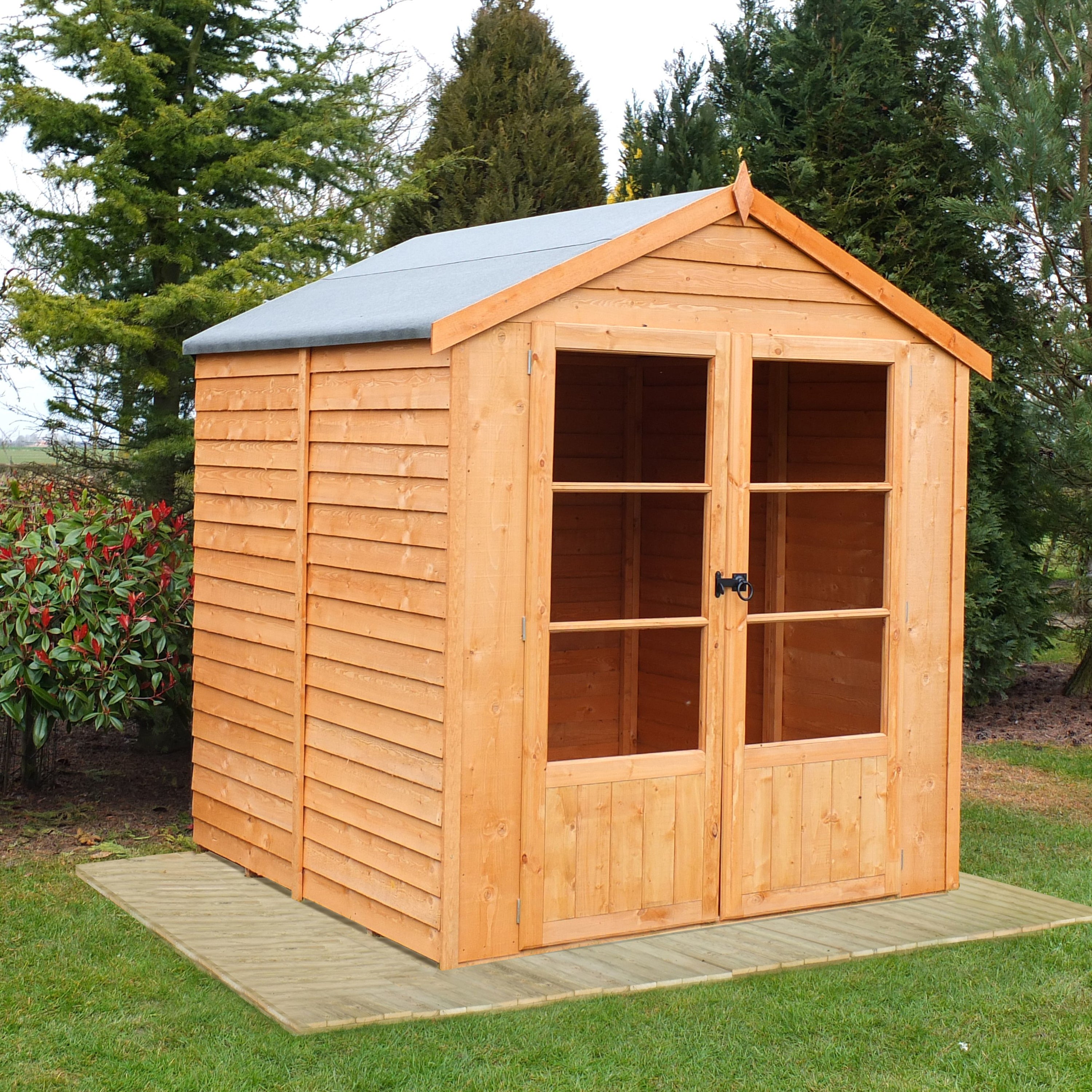 Shire Oatland Overlap 6x6 Economy Summerhouse - Best Shed