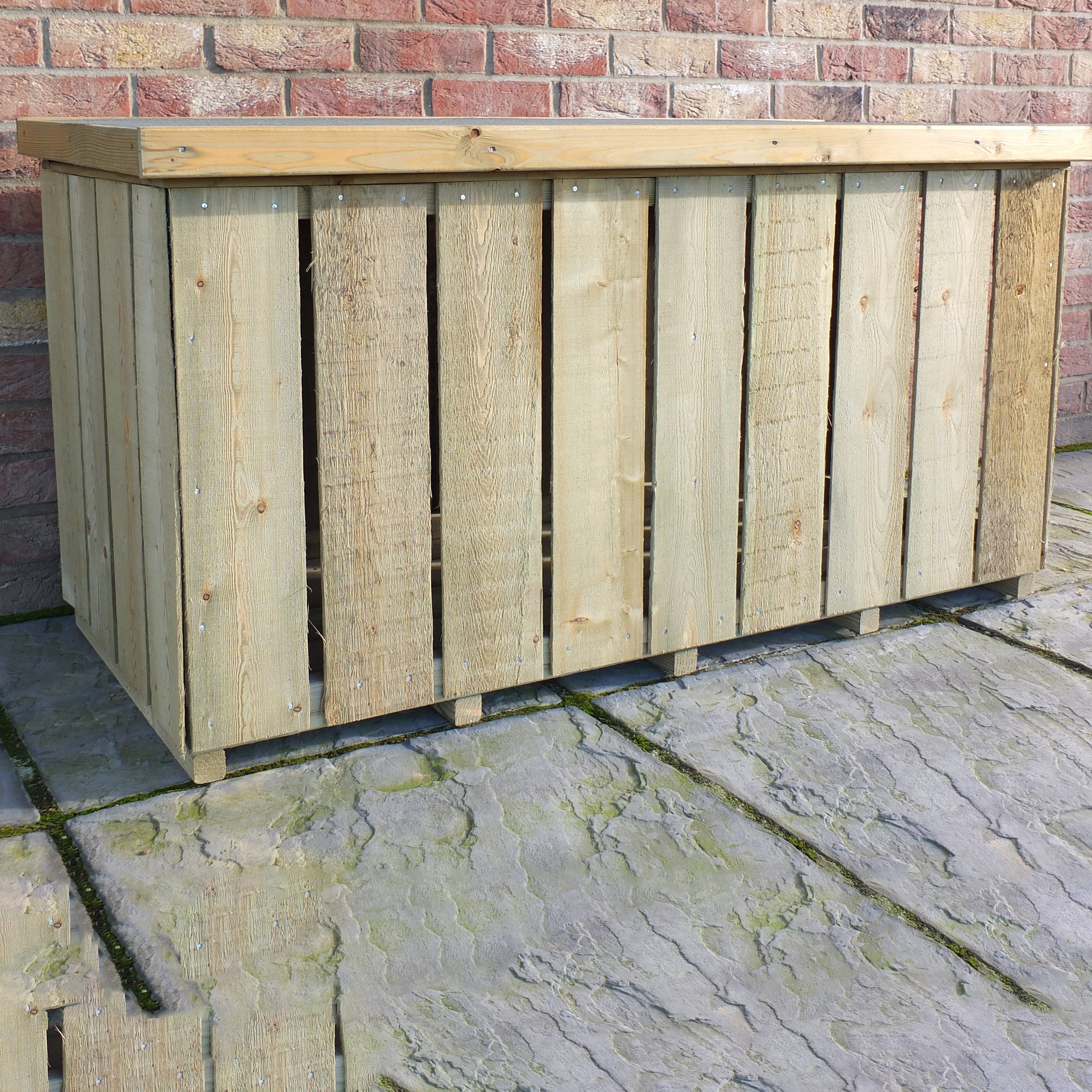 Shire Log Box Sawn Pressure Treated 1270Wx560D - Best Shed