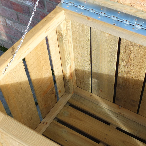 Shire Log Box Sawn Pressure Treated 1270Wx560D - Best Shed