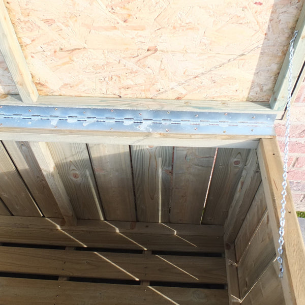 Shire Log Box Planed Timbers Pressure Treated 1270Wx560D - Best Shed