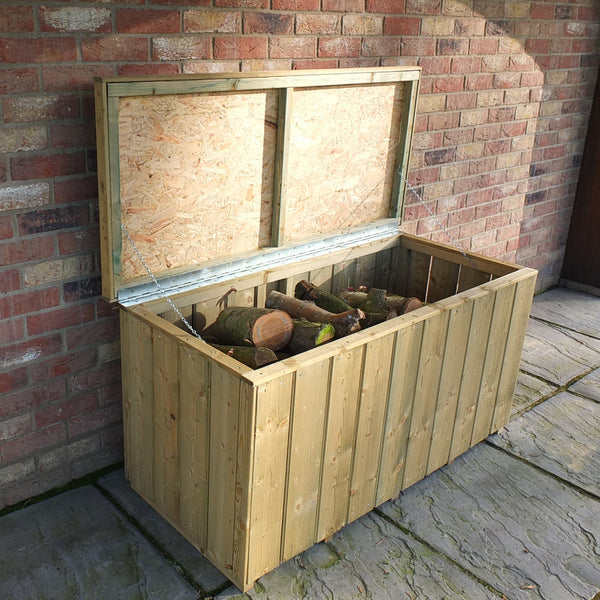 Shire Log Box Planed Timbers Pressure Treated 1270Wx560D - Best Shed