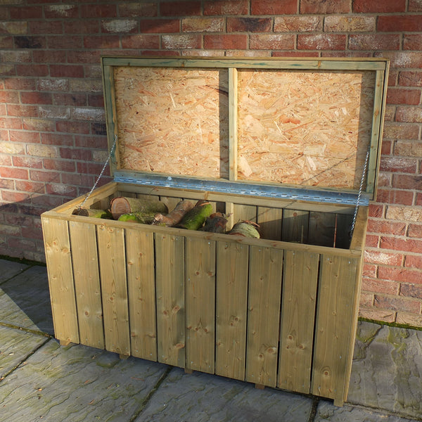 Shire Log Box Planed Timbers Pressure Treated 1270Wx560D - Best Shed