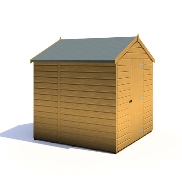 Shire Faroe 6x6 12mm interlock Clad wooden Shed