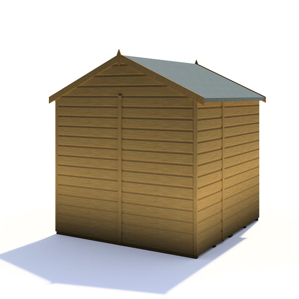 Shire Faroe 6x6 12mm interlock Clad wooden Shed