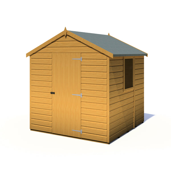 Shire Faroe 6x6 12mm interlock Clad wooden Shed