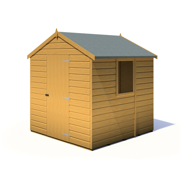 Shire Faroe 6x6 12mm interlock Clad wooden Shed