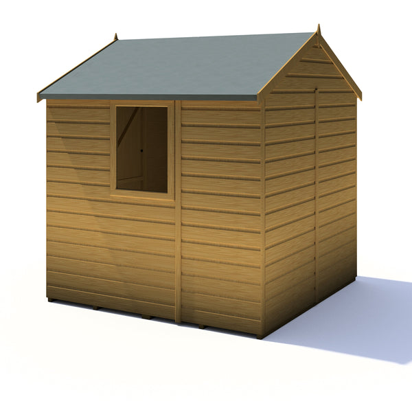 Shire Faroe 6x6 12mm interlock Clad wooden Shed