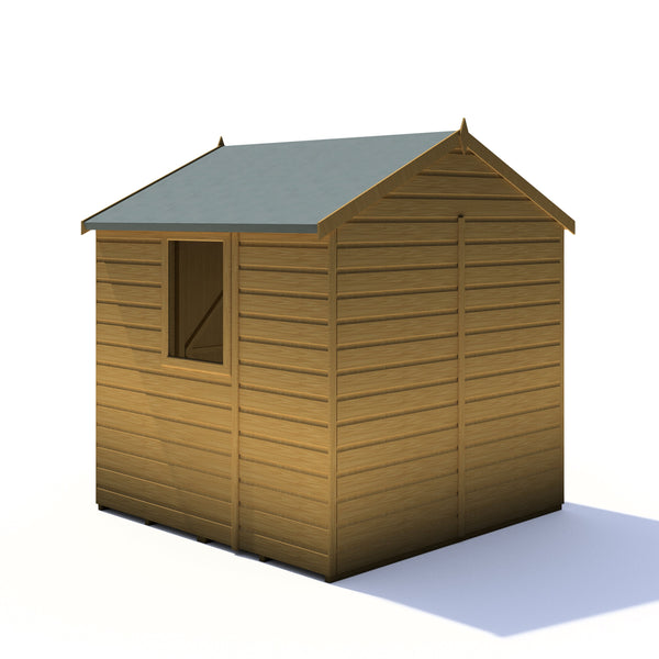 Shire Faroe 6x6 12mm interlock Clad wooden Shed
