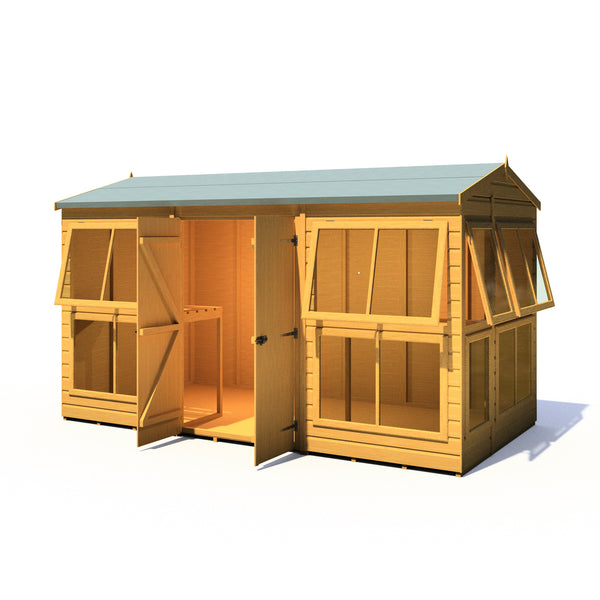 Shire Sun Hut 6x12 Potting Shed 12mm Shiplap - Best Shed