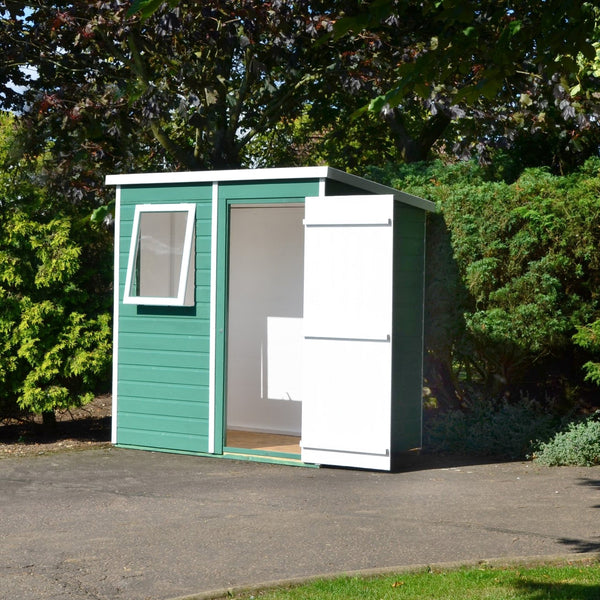 Shire Pent 6x4 12mm interlock Clad wooden Shed - Best Shed