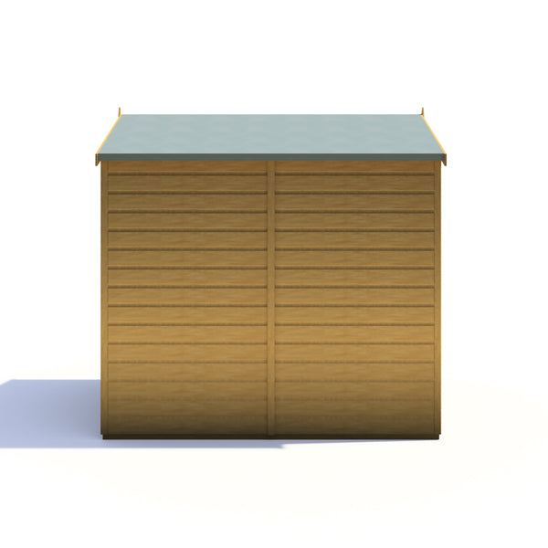 Shire Shiplap Apex 7x5 12mm interlock Clad wooden Shed
