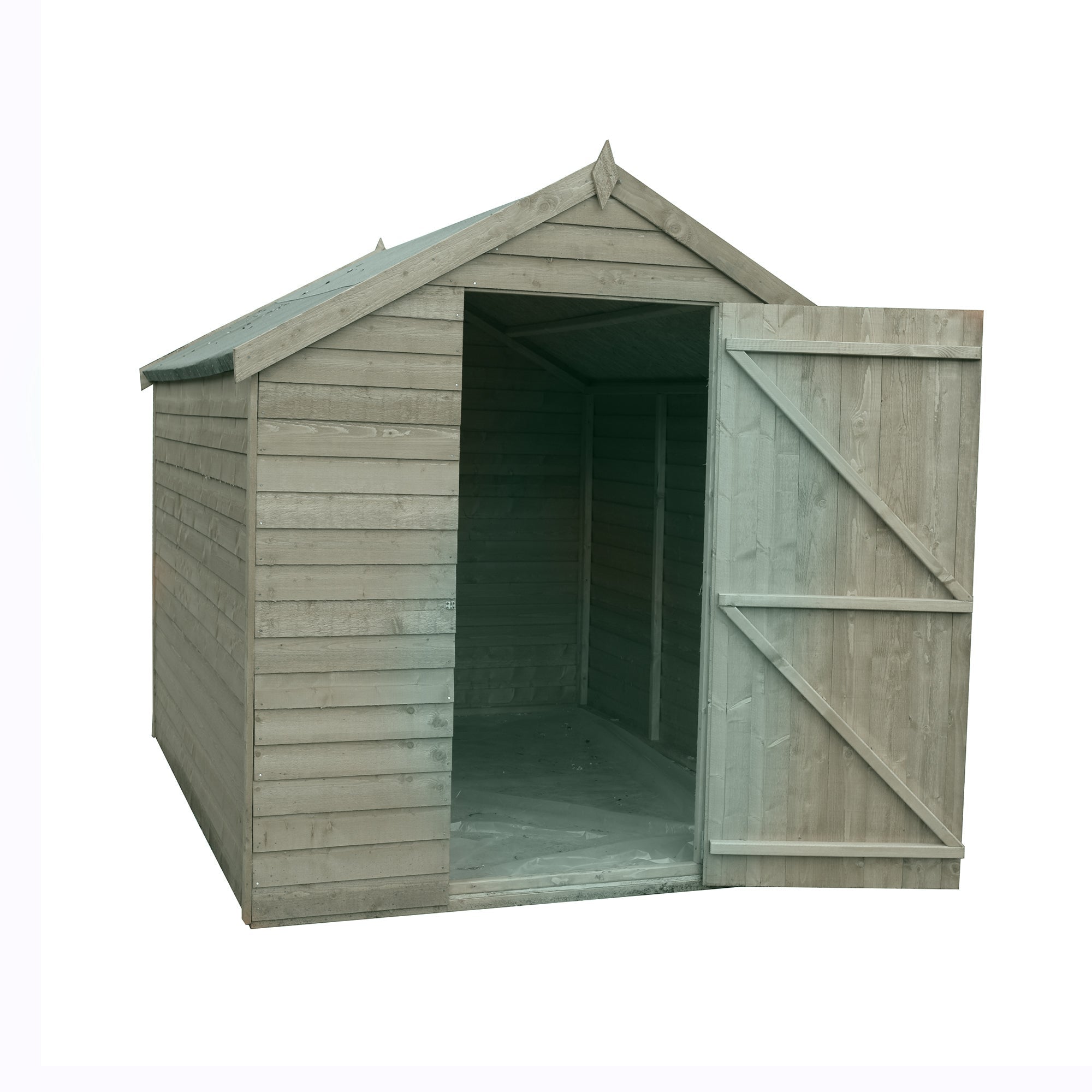 Shire Overlap 7x5   Economy Pressure Treated Storage Shed - Best Shed