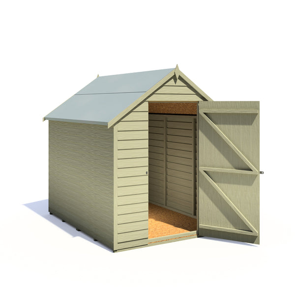 Shire Overlap 7x5   Economy Pressure Treated Storage Shed - Best Shed