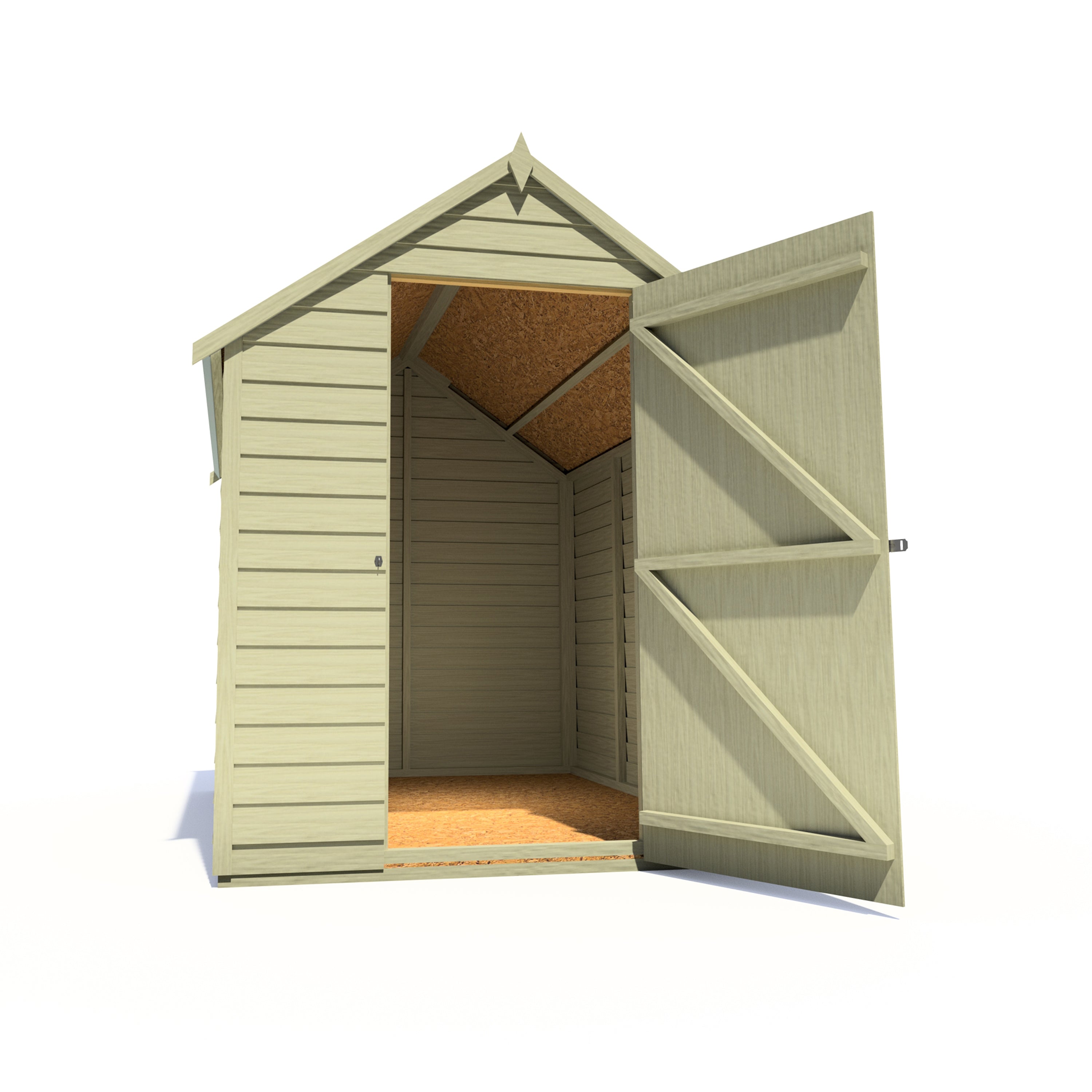 Shire Overlap 7x5   Economy Pressure Treated Storage Shed - Best Shed