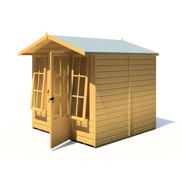 Shire 7x7 Chatsworth Summerhouse 12mm shiplap interlock cladding