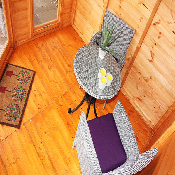 Larkspur 7x7 Corner Summerhouse 12mm Shiplap