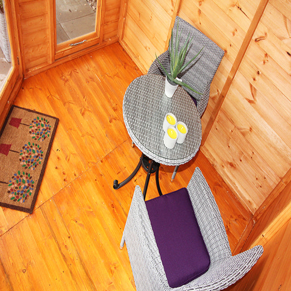 Larkspur 8x8 Corner Summerhouse 12mm Shiplap