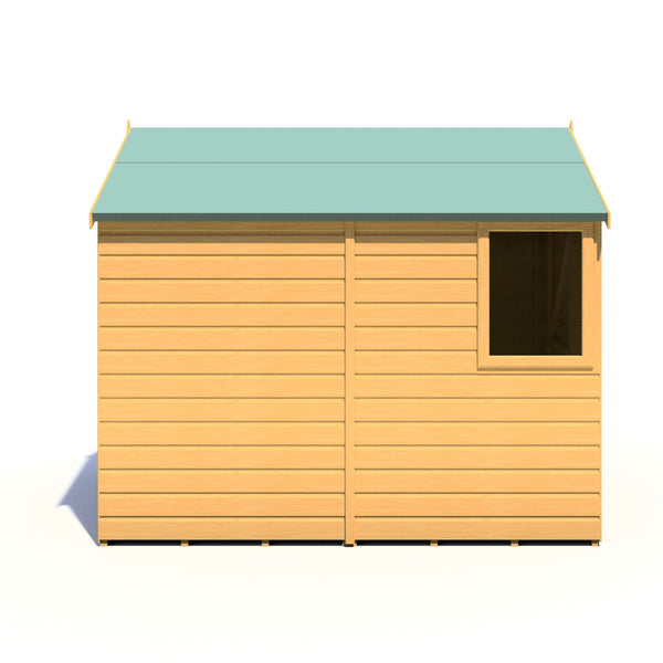 Shire Durham 8x6 12mm interlock Clad wooden Shed