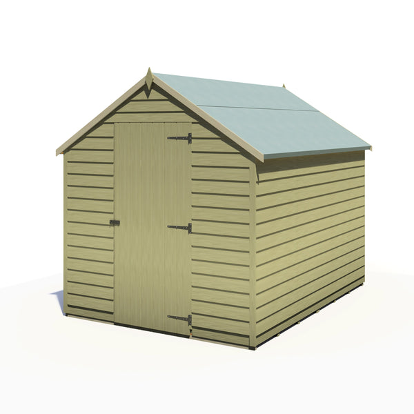 Shire Overlap 8x6   Economy Pressure Treated Storage Shed - Best Shed