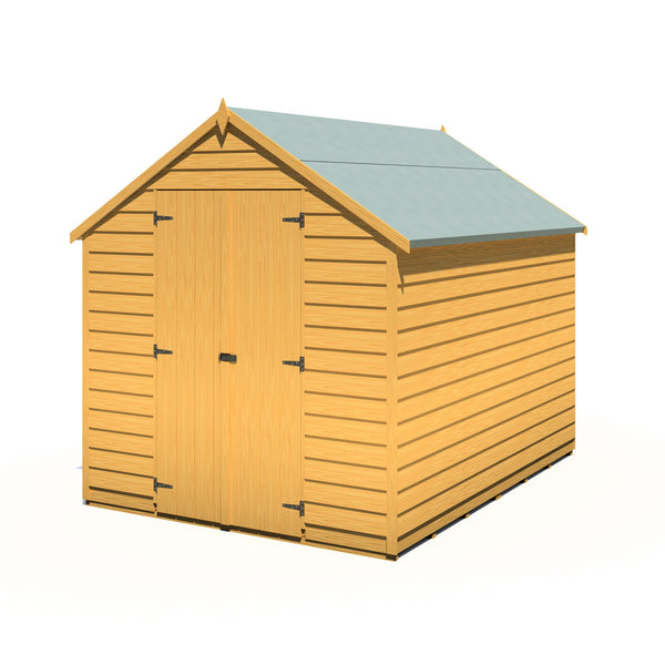 Shire Overlap 8x6 Double Door Economy Storage Shed - Best Shed