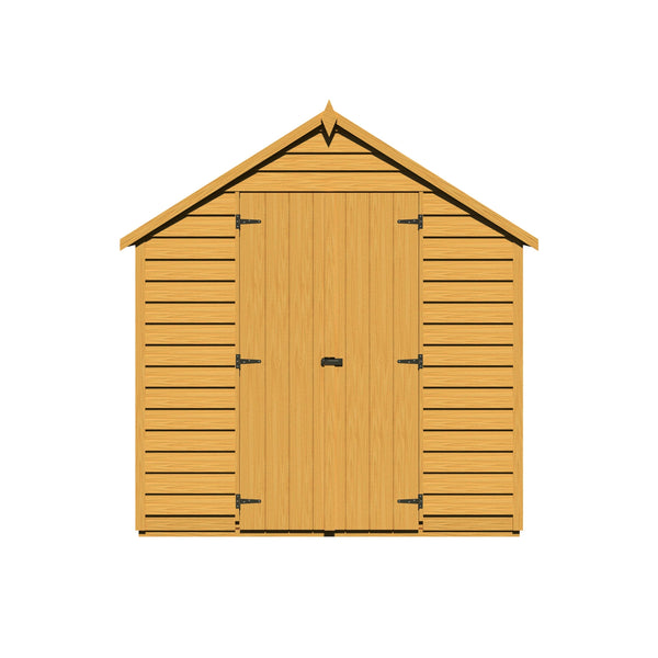 Shire Overlap 8x6 Double Door Economy Storage Shed - Best Shed