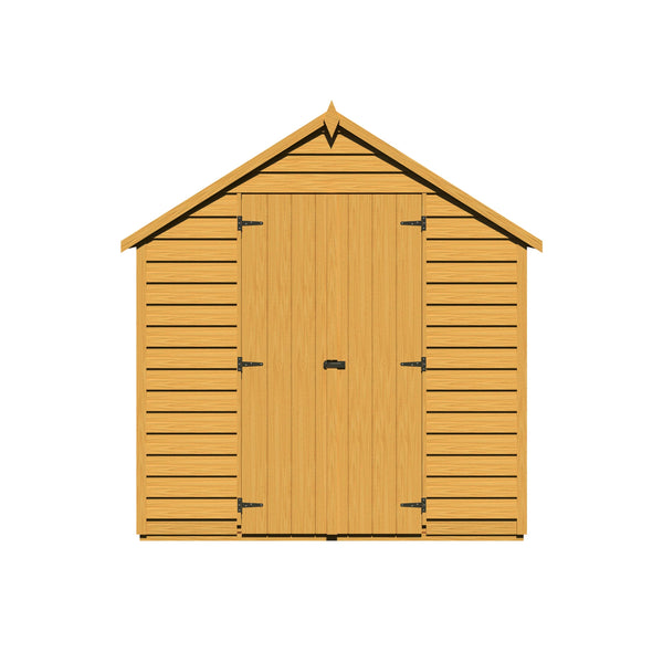Shire Overlap 8x6 Double Door Economy Storage Shed - Best Shed