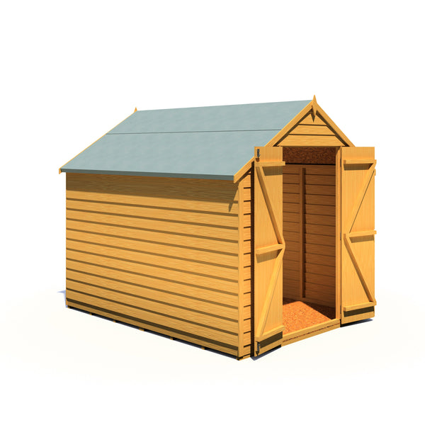 Shire Overlap 8x6 Double Door Economy Storage Shed - Best Shed