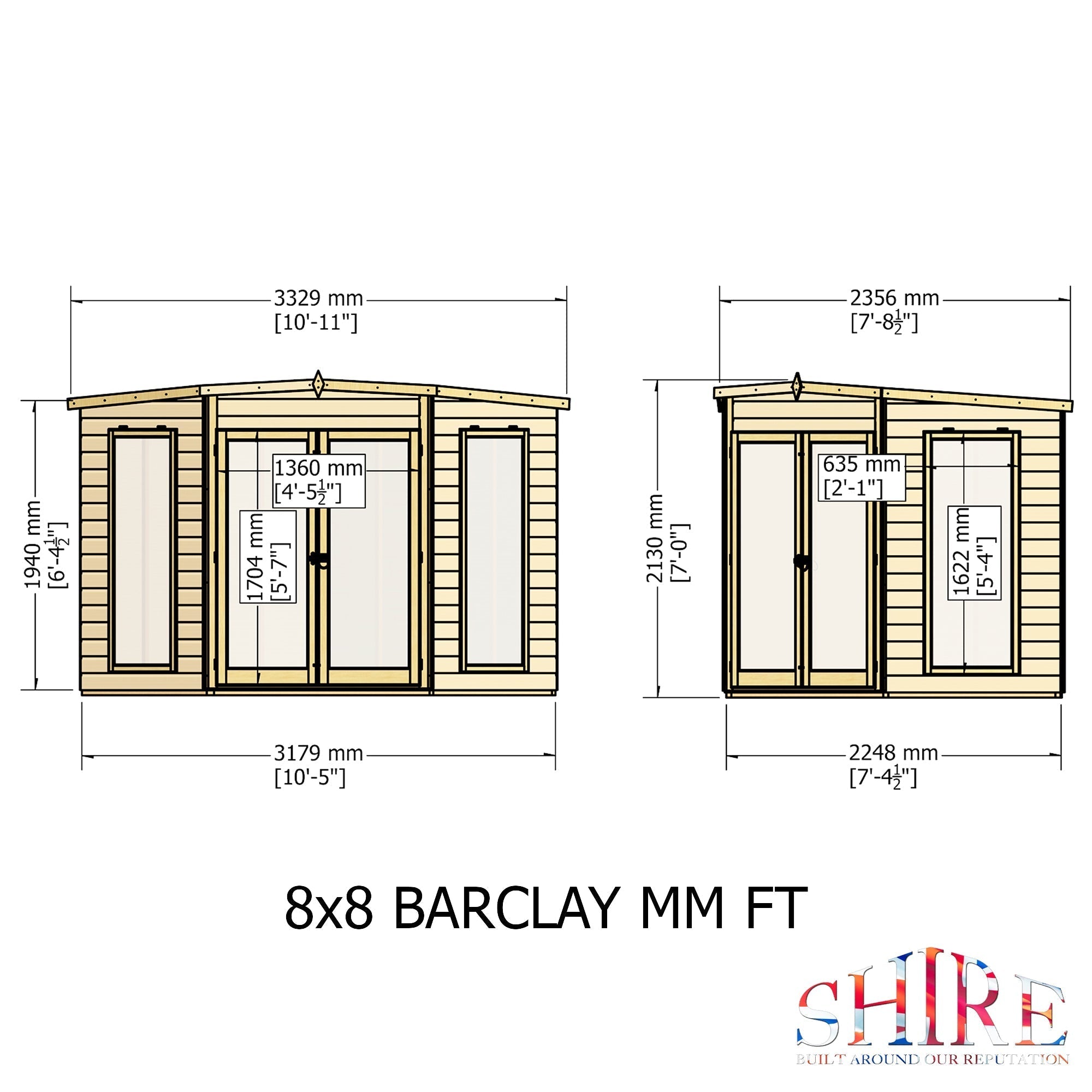 Shire Barclay 8x8 Corner Summerhouse 12mm Interlock Cladding Best Shed shire-barclay-8x8-corner-summerhouse-12mm-interlock-cladding-best-shed