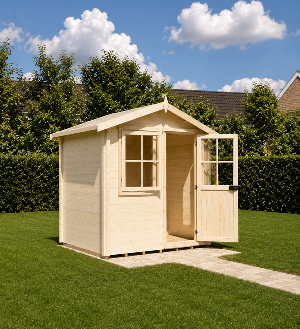 Shire Avesbury(Pembrook) 8x6 Log Cabin 19mm interlock  Cladding