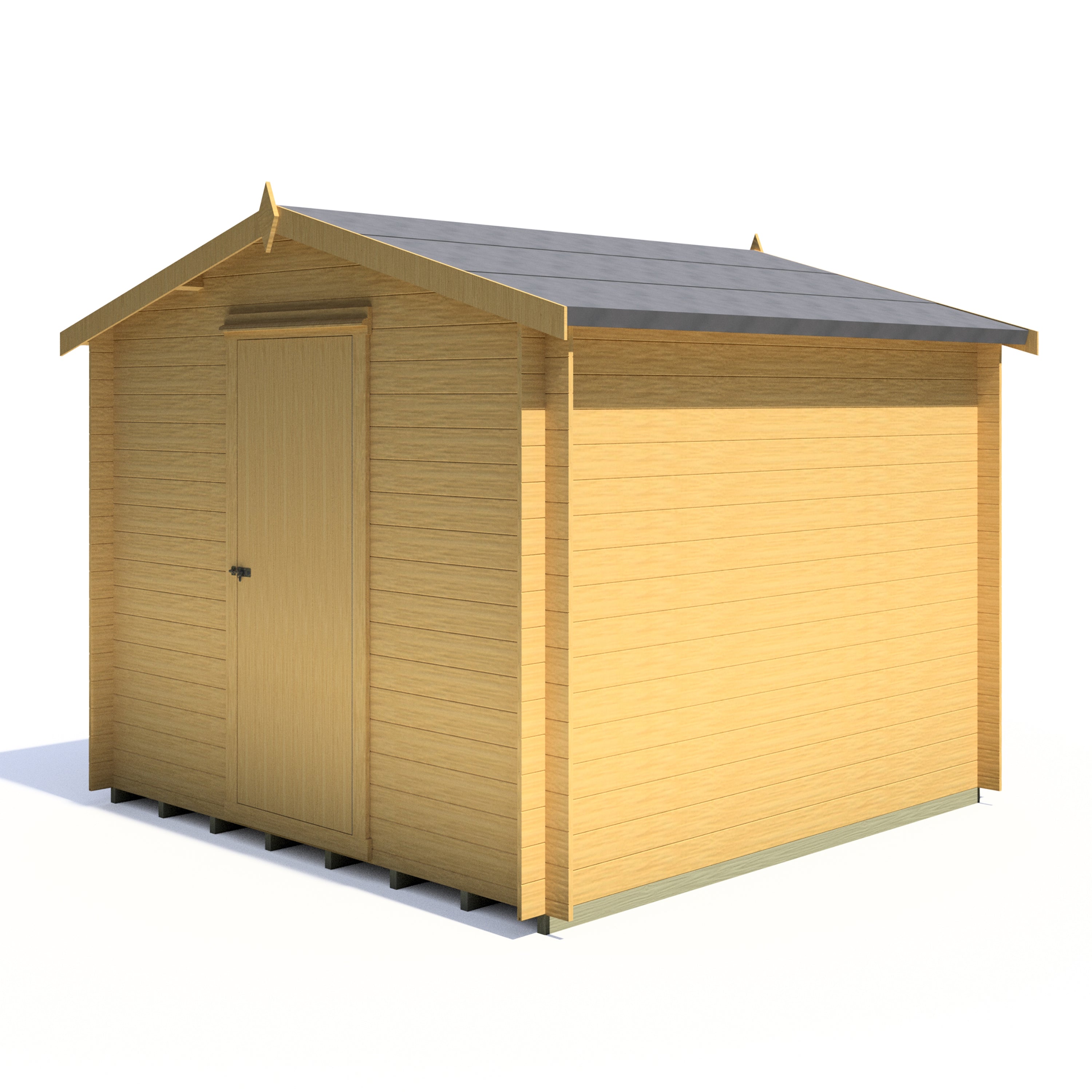 Shire Camelot 9x9 Log Cabin 19mm interlock Cladding - Best Shed