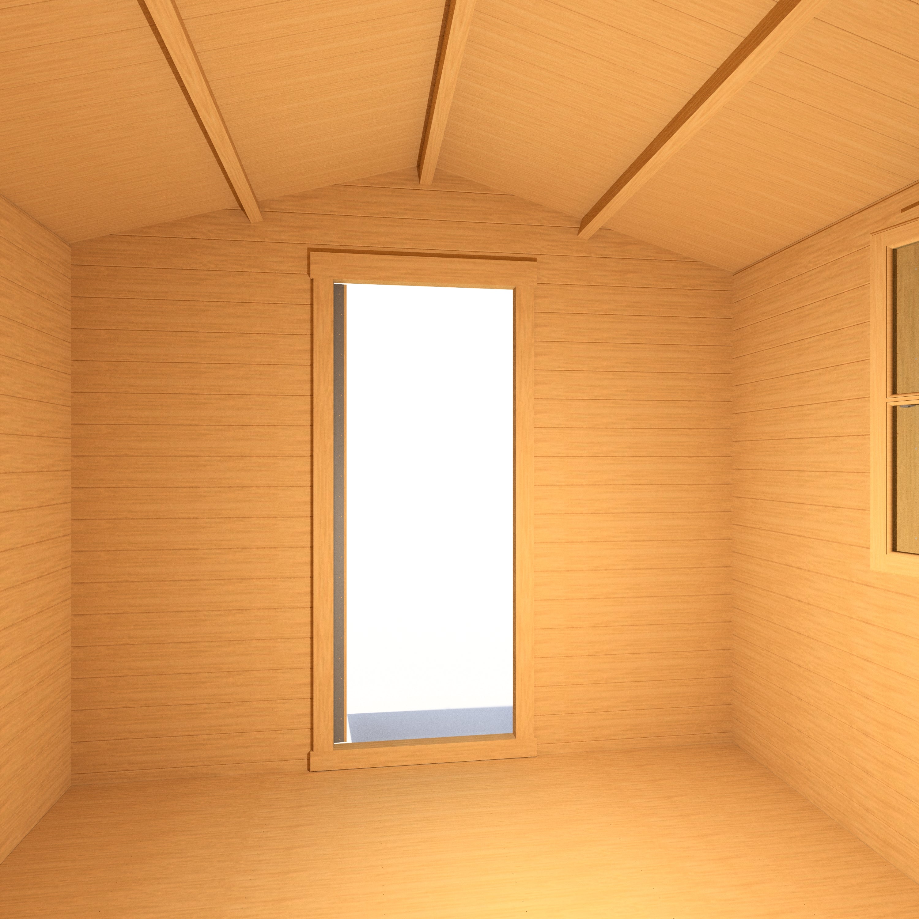 Shire Camelot 9x9 Log Cabin 19mm interlock Cladding - Best Shed