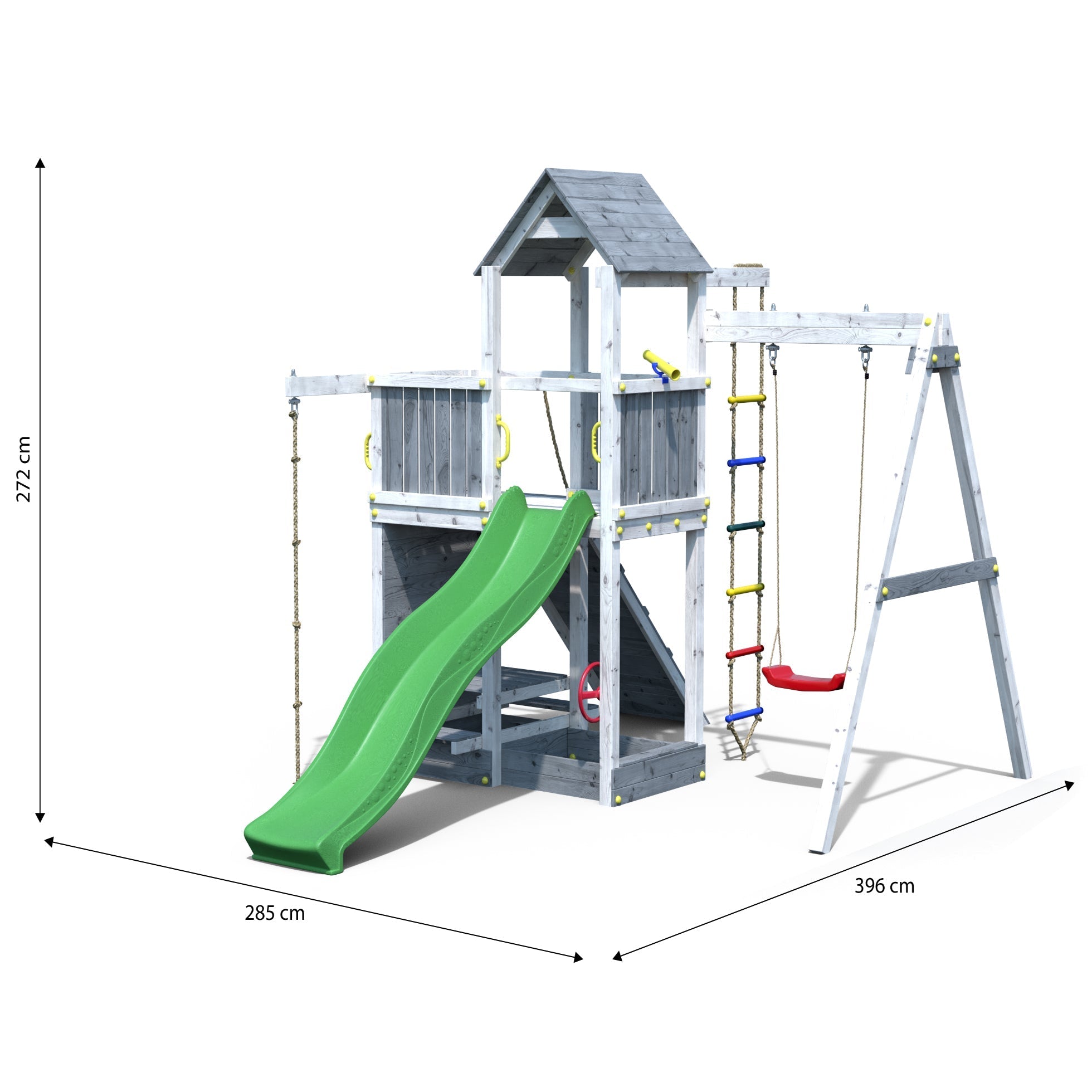 Climbing frame Activer Grey & White - Best Shed