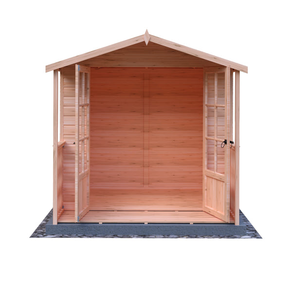 Shire Alnwick 7x7 12mm interlock Clad wooden Summerhouse - Best Shed