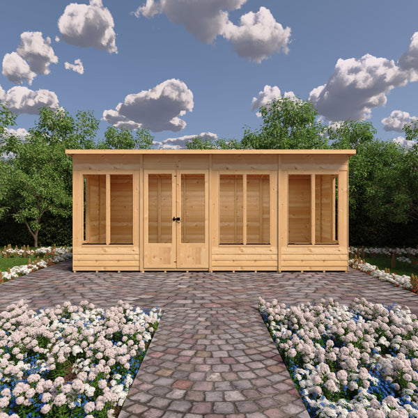 Shire 16x6 Alora Pent Summerhouse